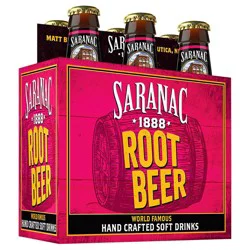 Saranac Root Beer- 6 ct; 12 fl oz
