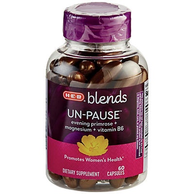 slide 1 of 1, H-E-B Blends Un-Pause Capsules, 60 ct