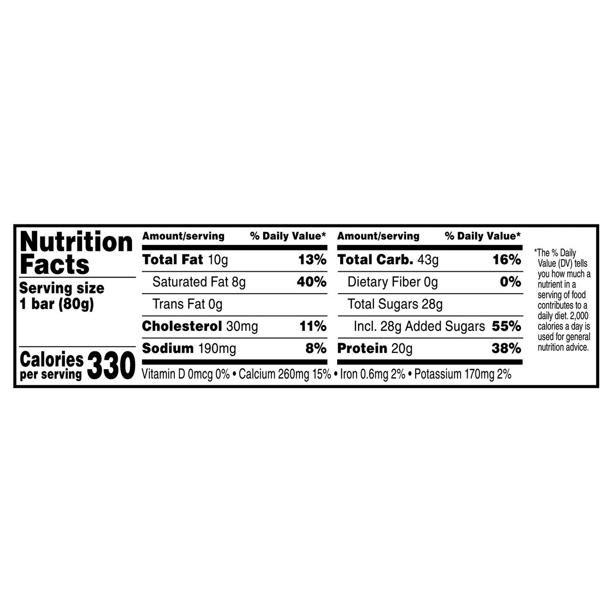 slide 5 of 6, Gatorade Protein Bar Chocolate Caramel 2.8 Oz, 2.8 oz