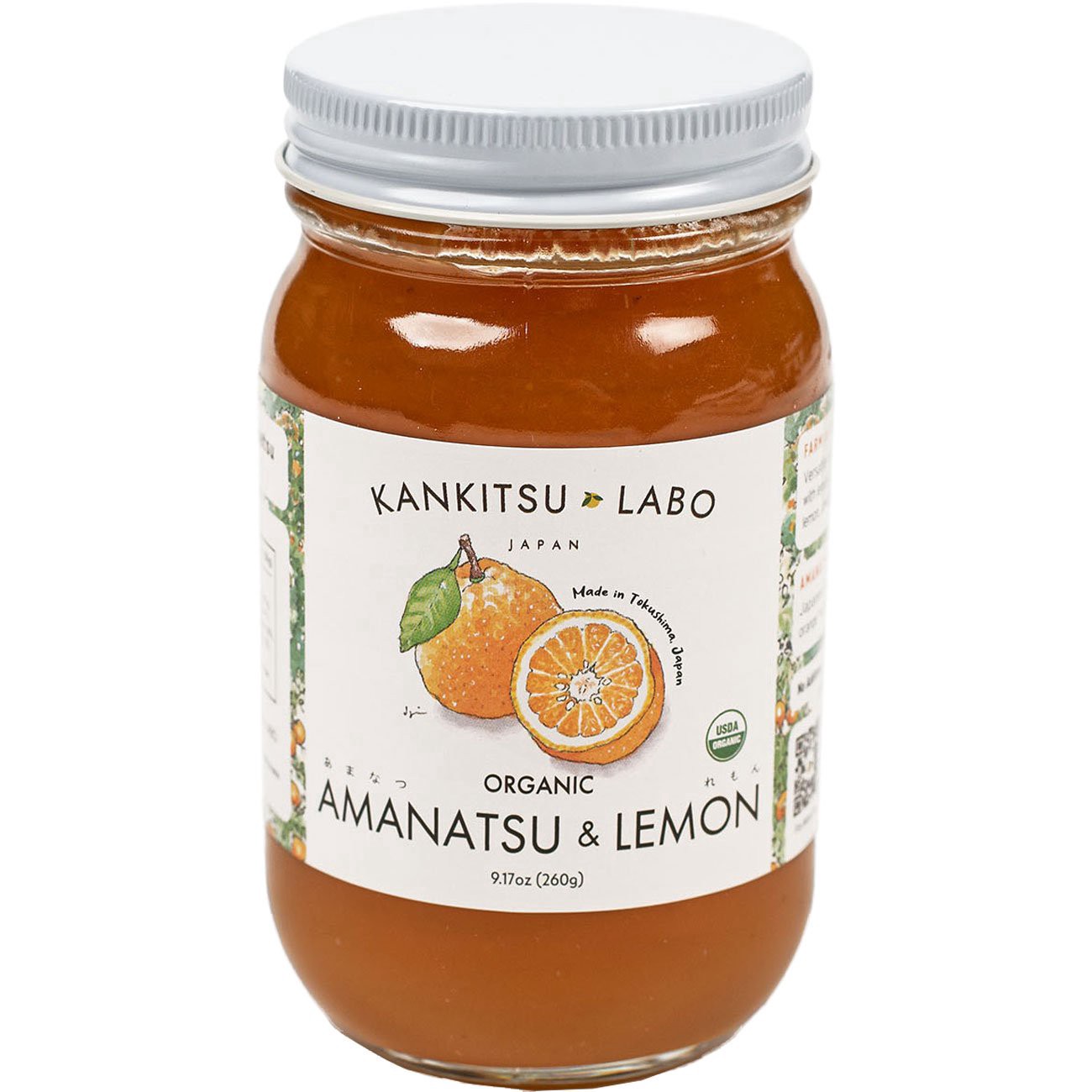slide 1 of 1, Kankitsu Labo Organic Amanatsu & Lemon Spread, 16 oz