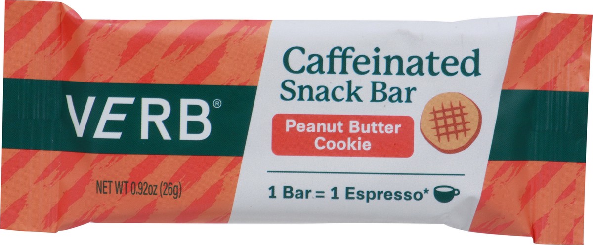 slide 3 of 9, Verb Caffeinated Peanut Butter Crunch Energy Bar 0.92 oz, 0.92 oz