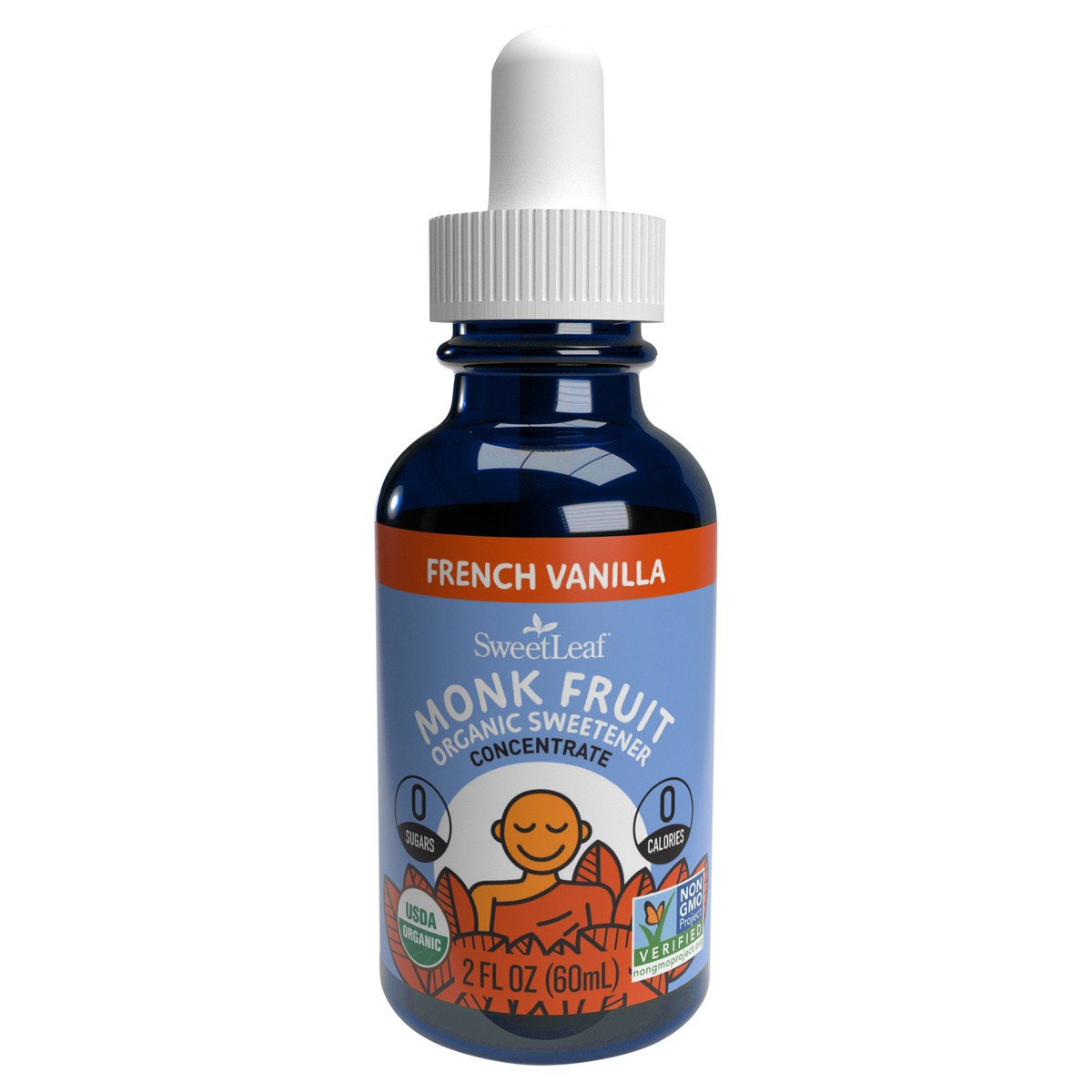 slide 1 of 5, SweetLeaf Liquid French Vanilla Monk Fruit Sweetener, 1 ct