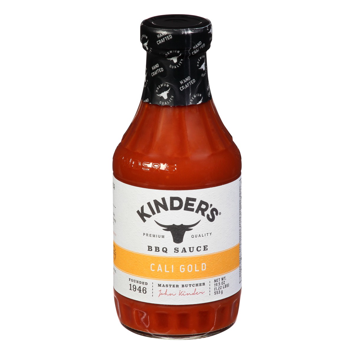 slide 4 of 12, Kinder's Cali Gold BBQ Sauce 19.5 oz, 19.5 oz