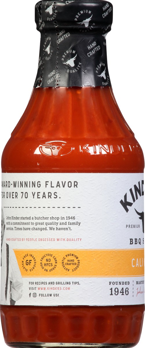 slide 5 of 12, Kinder's Cali Gold BBQ Sauce 19.5 oz, 19.5 oz