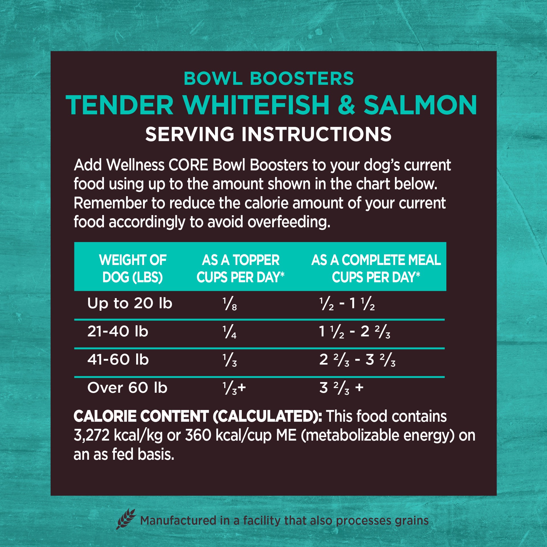 slide 2 of 5, Wellness CORE Natural Bowl Boosters Tender Dog Food Mixer or Topper, Whitefish & Salmon Recipe, 8-Ounce Bag, 8 oz