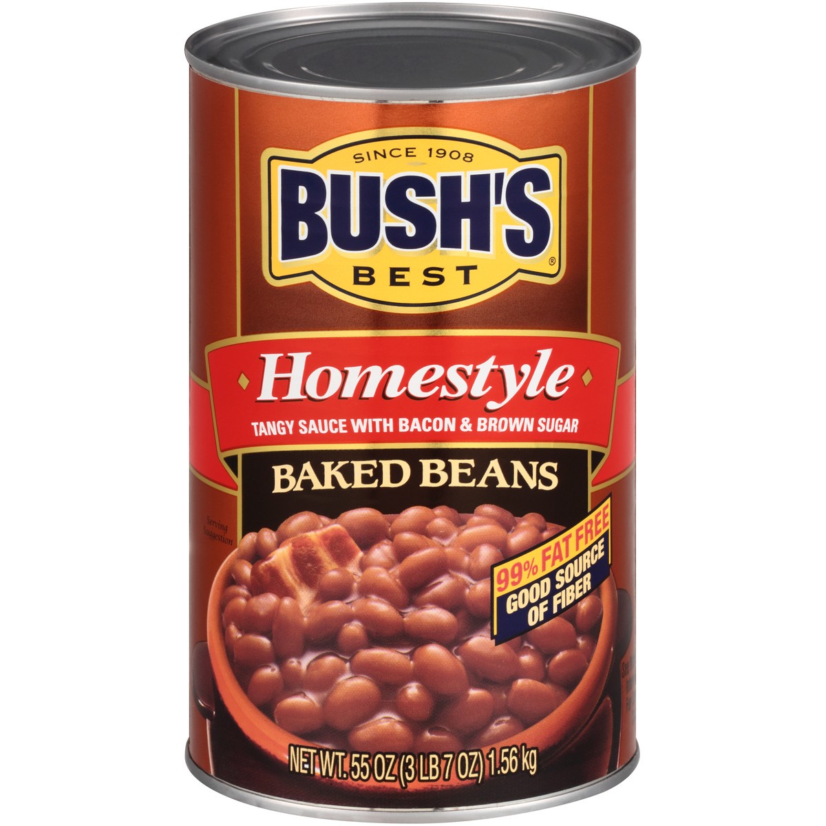 slide 7 of 12, Bush's Best Bush's Homestyle Baked Beans 55 oz, 55 oz