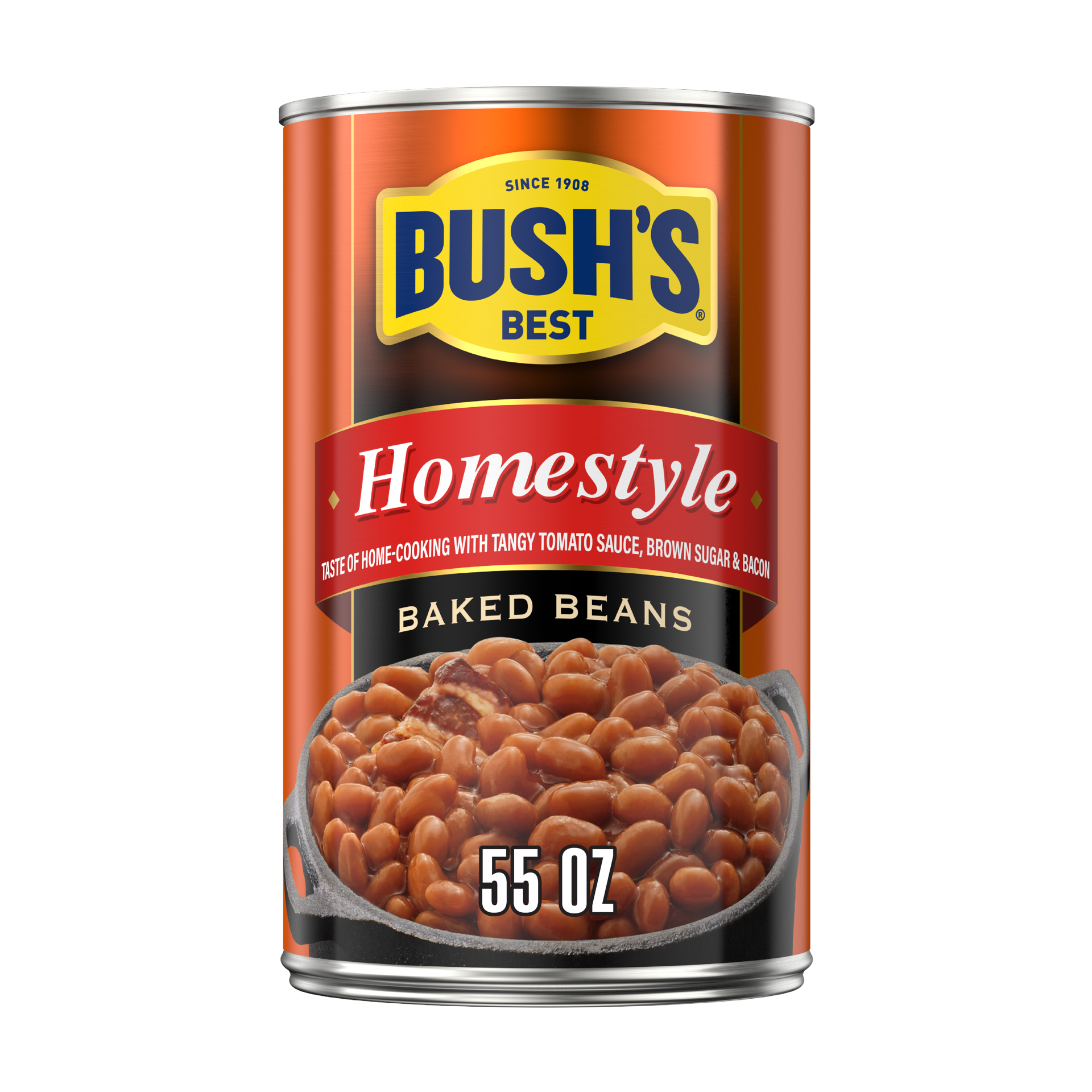 slide 1 of 12, Bush's Best Bush's Homestyle Baked Beans 55 oz, 55 oz