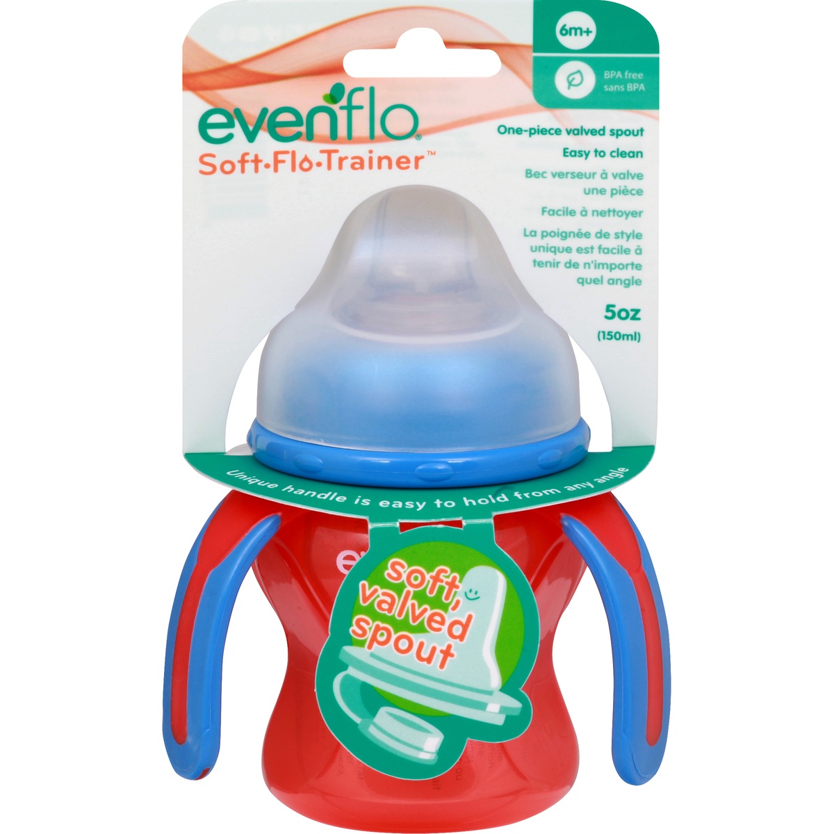 slide 1 of 1, Evenflo Soft-flo Trainer Cup, 5 oz