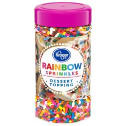 Kroger Rainbow Sprinkles Dessert Topping