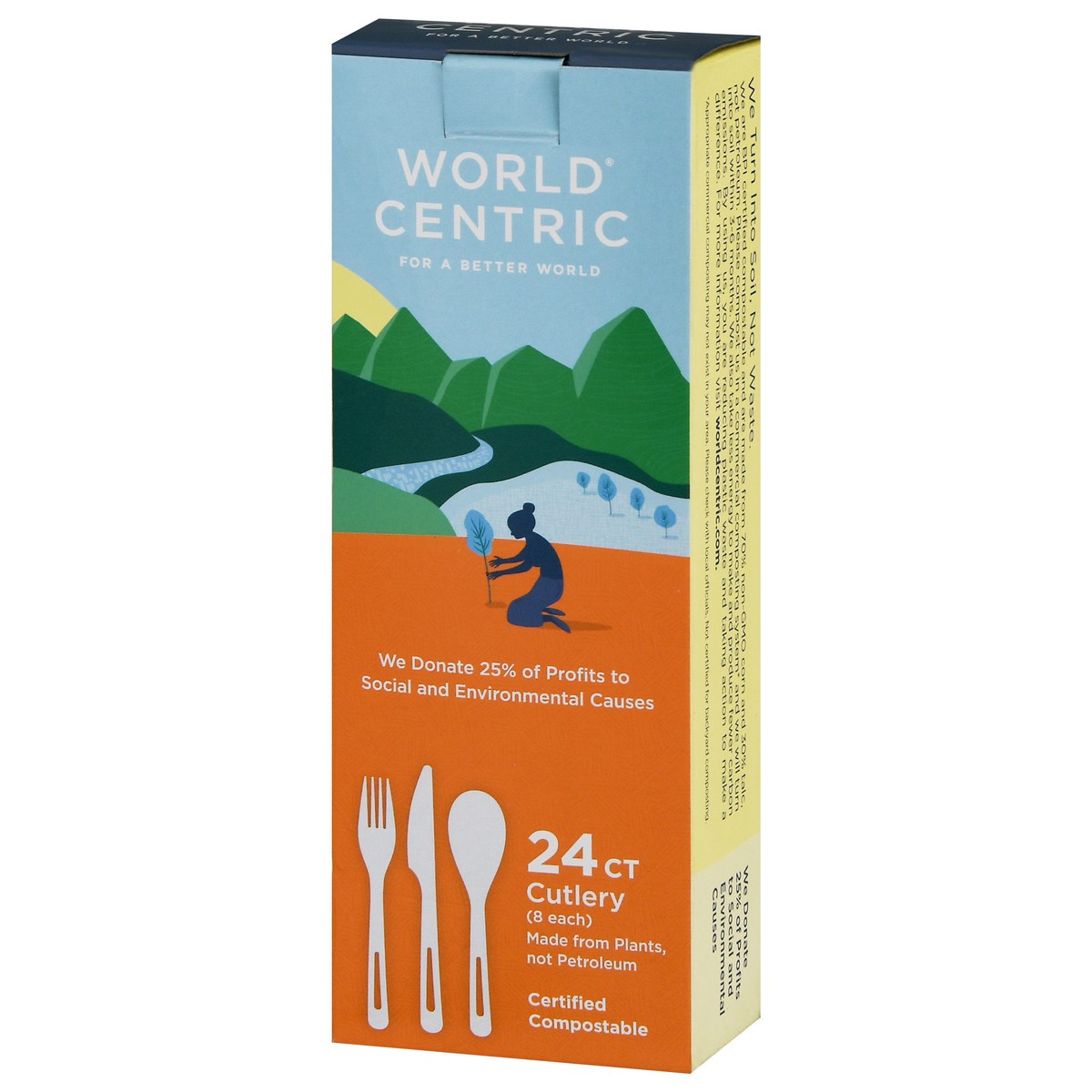 slide 9 of 10, World Centric Cutlery 24 ea, 24 ct