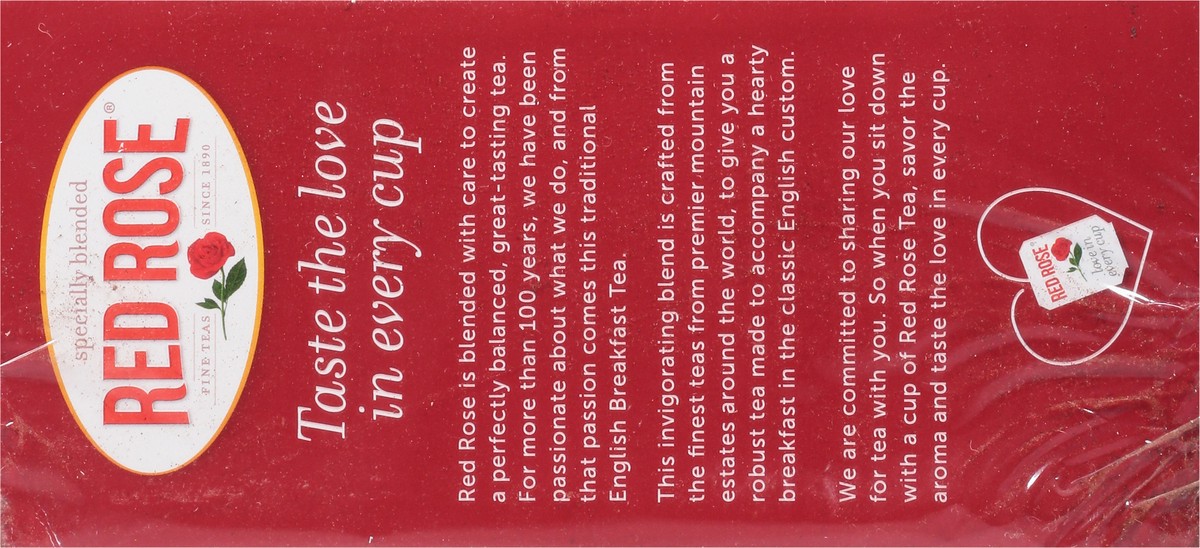 slide 11 of 13, Red Rose Tea Red Rose English Brkfast Tea Bags - 40 ct, 40 ct