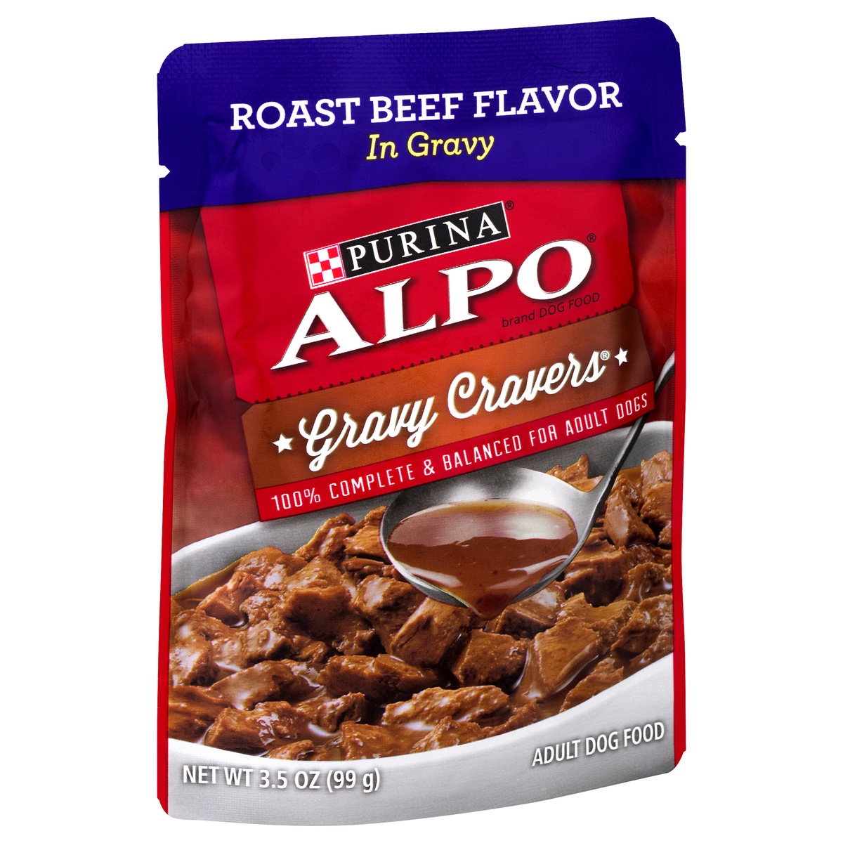 slide 1 of 1, ALPO Gravy Cravers Roast Beef Flavor, 3.5 oz