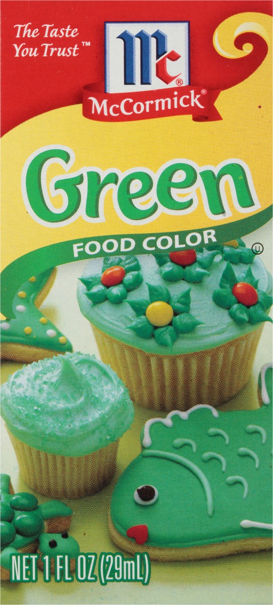 slide 2 of 9, McCormick Green Food Color, 1.0 fl oz, 1 fl oz