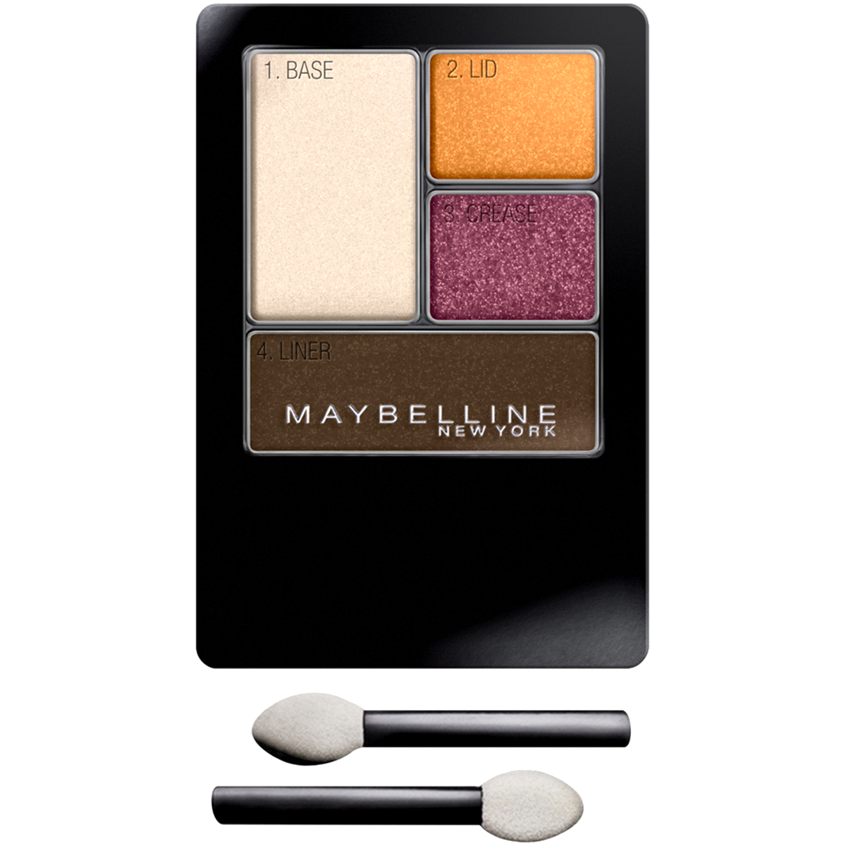 slide 1 of 1, Maybelline Expert Wear Eyeshadow Quads - 44Q Autumn Coppers, 0.17 oz