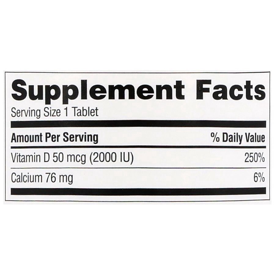 slide 2 of 5, Walgreens Vitamin D3 50 mcg Tablets, 300 ct