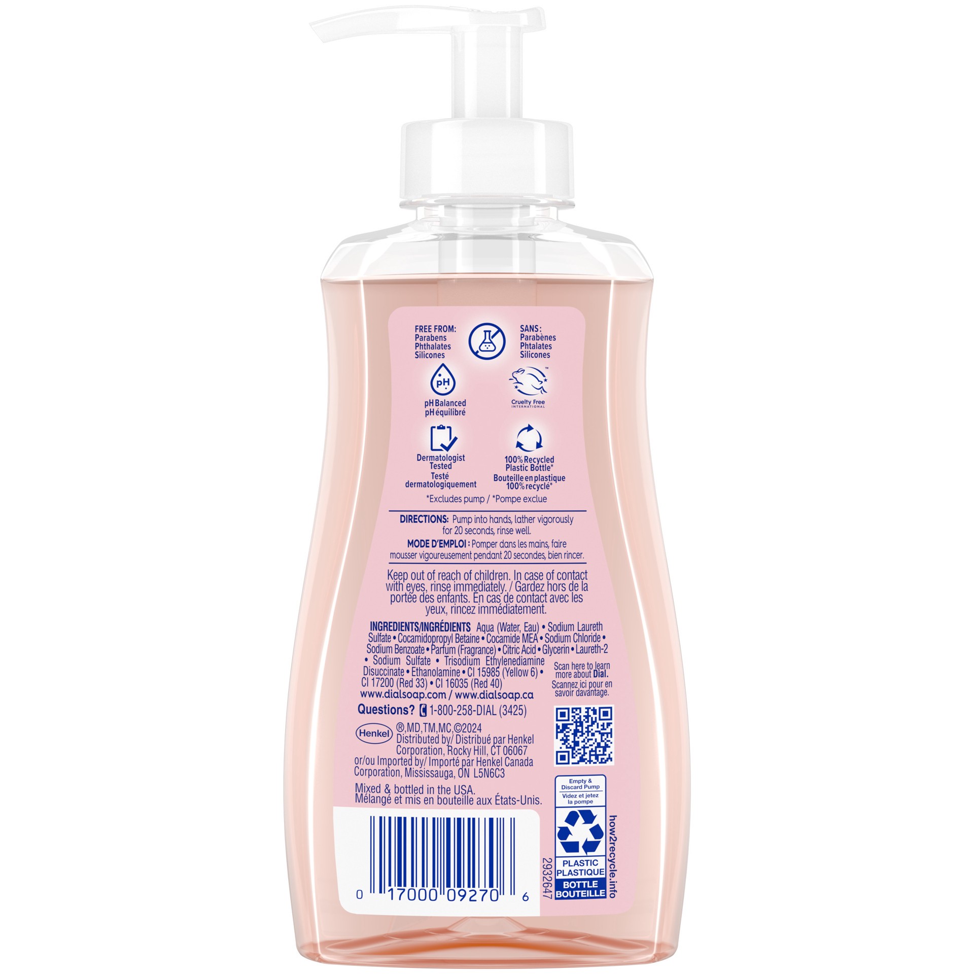 slide 1 of 5, Dial Himalayan Pink Salt Hand Soap, 7.50 fl oz