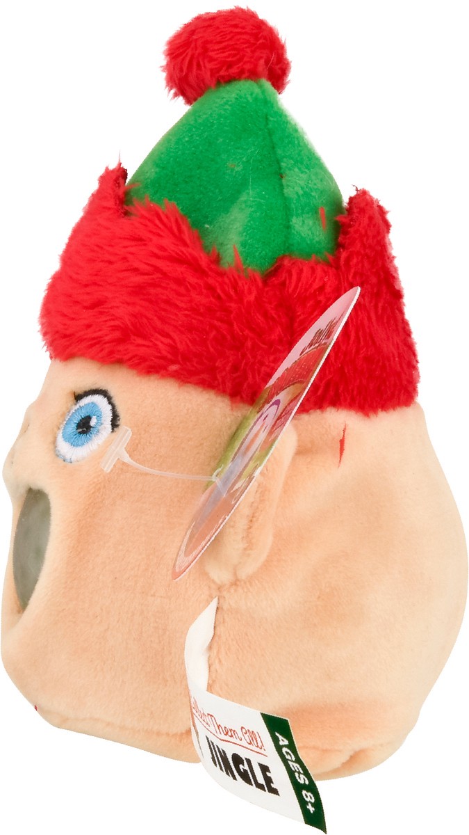 slide 6 of 12, Shawshank LEDz Christmas Squeezables Flash Plush Ball 1 Each, 1 ct