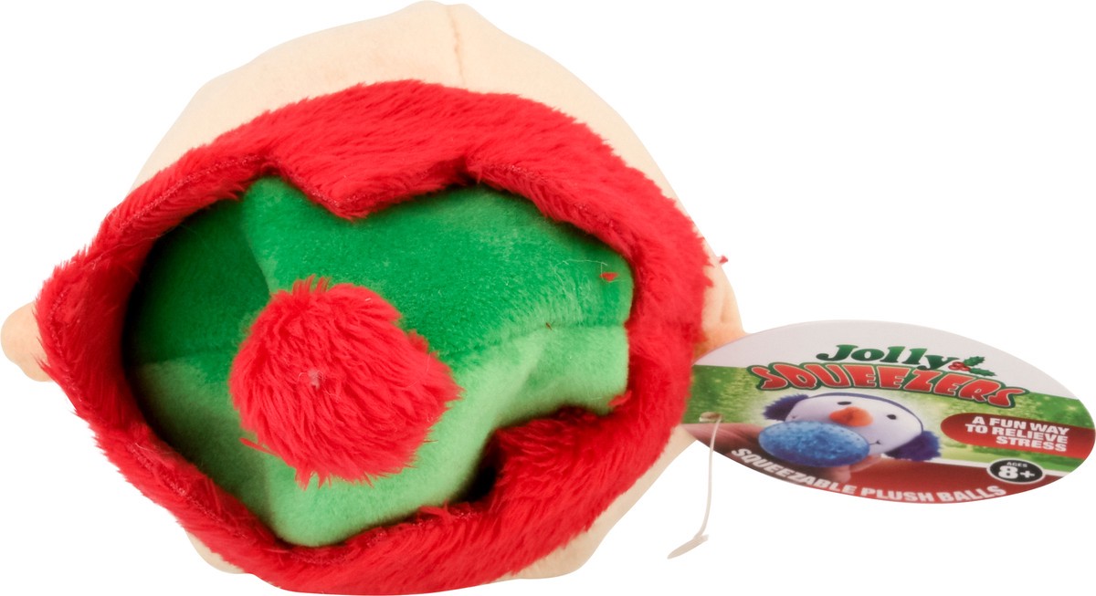 slide 8 of 12, Shawshank LEDz Christmas Squeezables Flash Plush Ball 1 Each, 1 ct