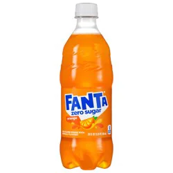 Fanta Orange Zero Sugar Bottle, 20 fl oz