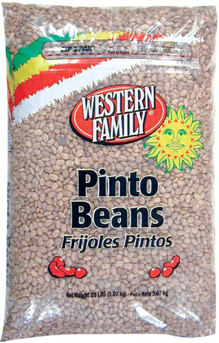 slide 1 of 1, Western Family Pinto Beans, 20 lb