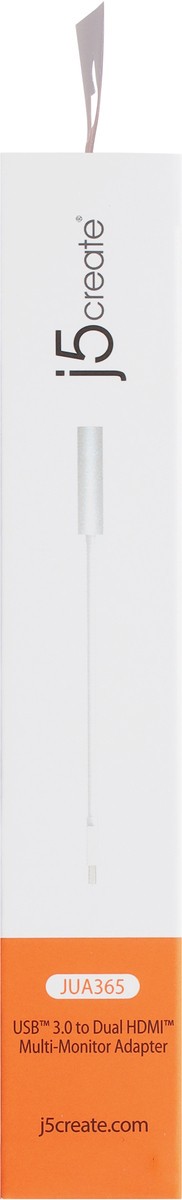 slide 3 of 9, j5create USB 3.0 Dual HDMI Multi-Monitor Adapter 1 ea, 1 ct