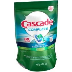 Cascade Complete Fresh Scent ActionPacs Dishwasher Detergent