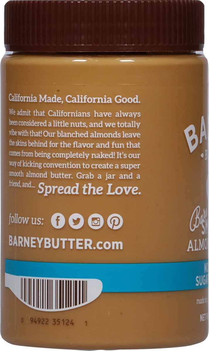 slide 7 of 9, Barney Bare Smooth Almond Butter 16 oz, 16 oz
