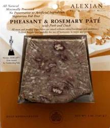 Alexian Pheasant & Rosemary Pate 5 oz