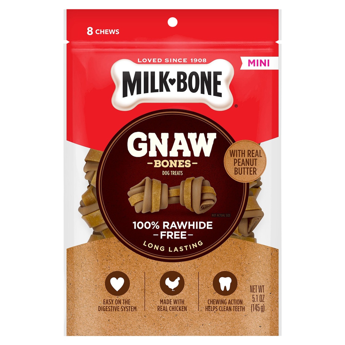 MilkBone Mini Knotted Gnaw Bones 5.1 oz Shipt