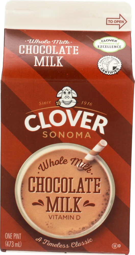 slide 1 of 1, Clover Pint Milk Chocolate, 16 fl oz