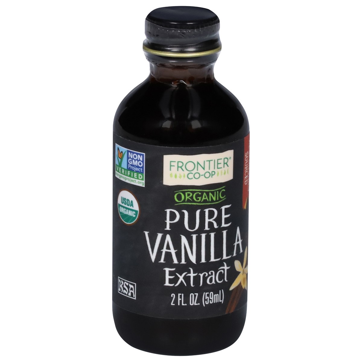 slide 2 of 9, Frontier Co-Op Organic Pure Vanilla Extract 2 fl oz, 2 oz