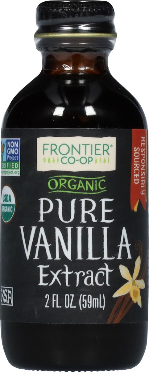 slide 5 of 9, Frontier Co-Op Organic Pure Vanilla Extract 2 fl oz, 2 oz