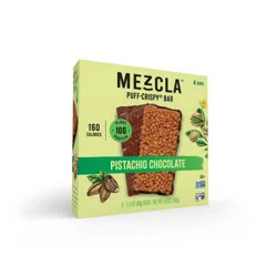 Mezcla Plant Based Protein Bar Italian Pistachio Chocolate - 10g Protein - 4 ct