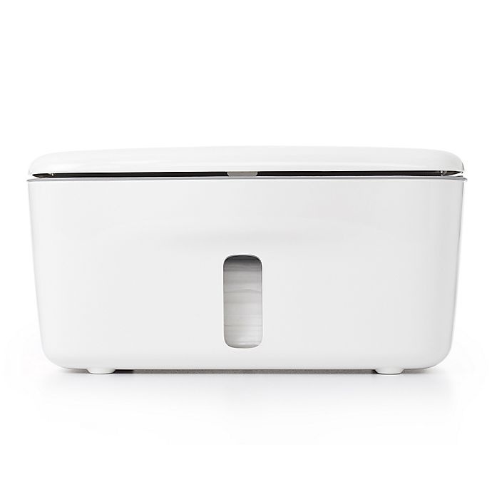 slide 1 of 5, OXO Tot Perfect Pull Wipes Dispenser - Grey, 1 ct