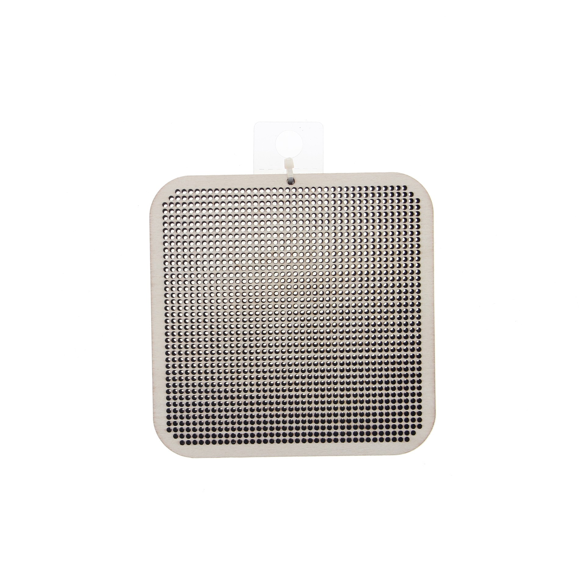 slide 3 of 4, 4" Square Cross Stitch Wood Canvas, 4ct. By Loops & Threads, 4 ct