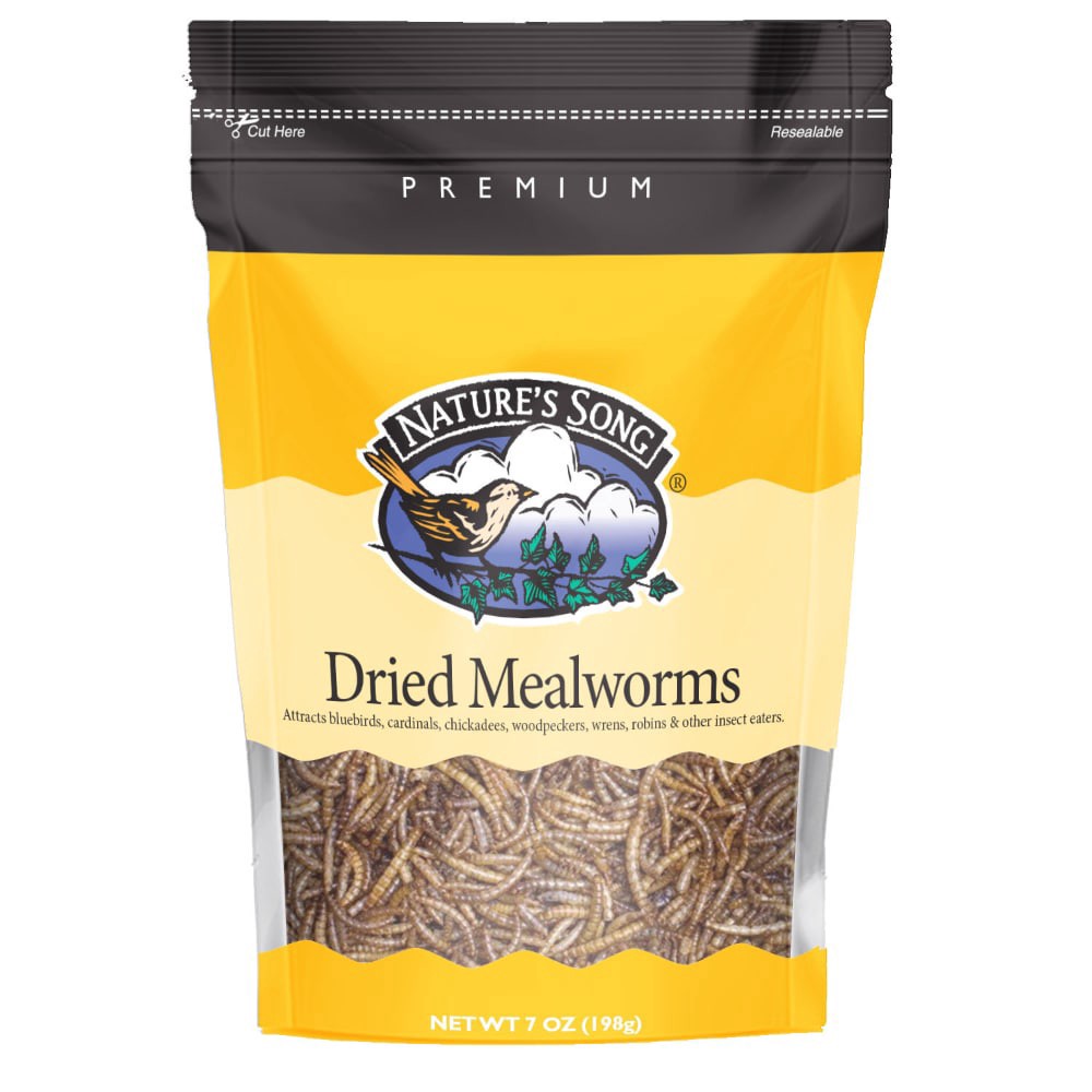 slide 1 of 3, Nature's Song Dried Mealworms, 7 oz