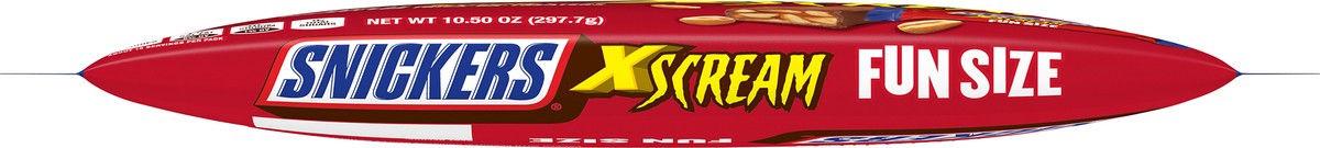 slide 9 of 9, SNICKERS XScream Fun Size Chocolate Halloween Trick or Treat Candy, 10.5oz, 10.5 oz