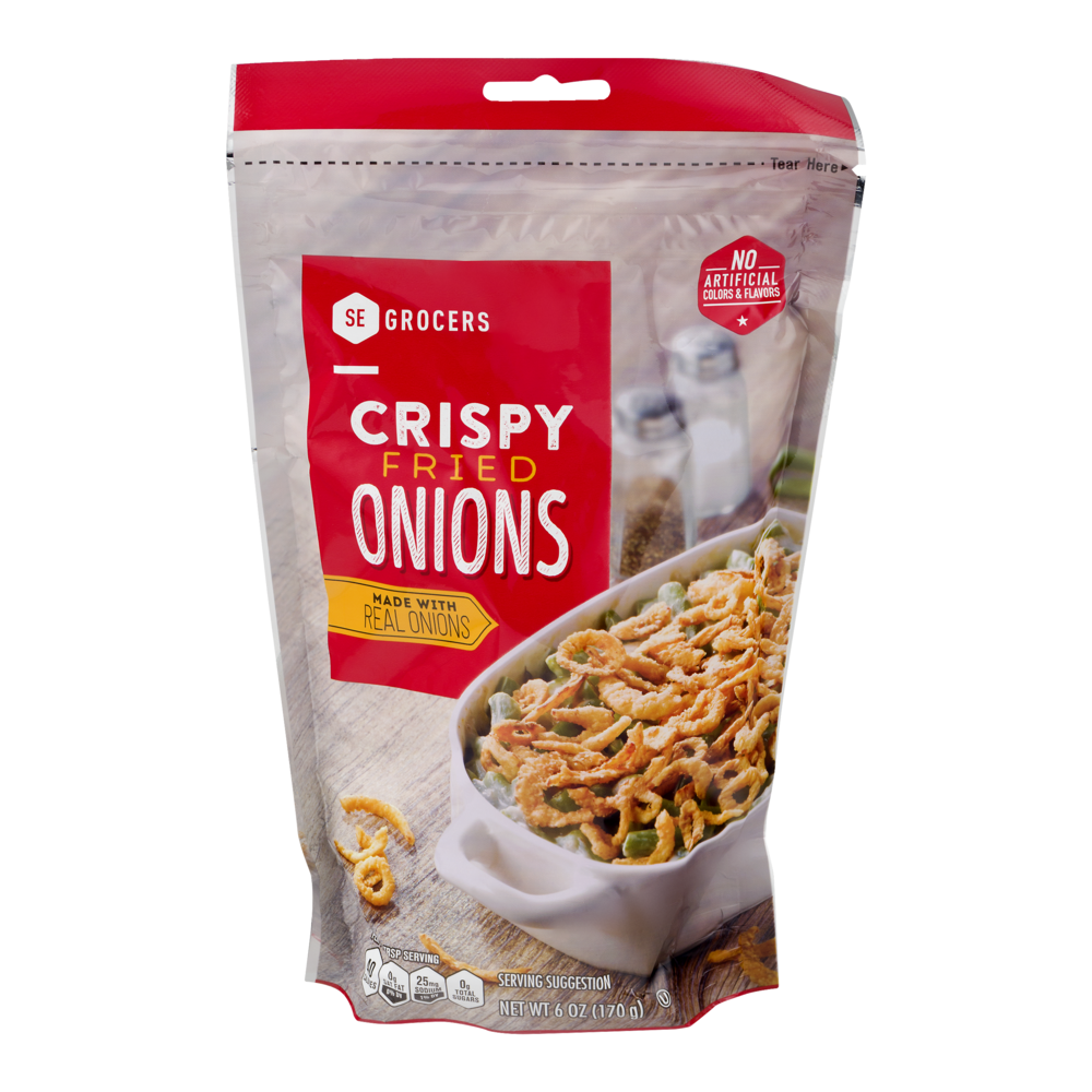 slide 1 of 1, SE Grocers Crispy Fried Onions, 6 oz