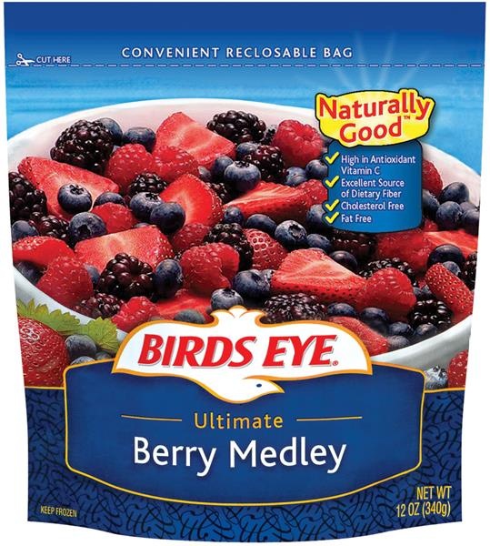 slide 1 of 1, Birds Eye Ultimate Berry Medley, 12 oz