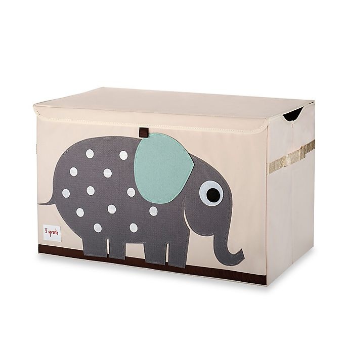 slide 1 of 1, 3 Sprouts Elephant Toy Chest, 1 ct