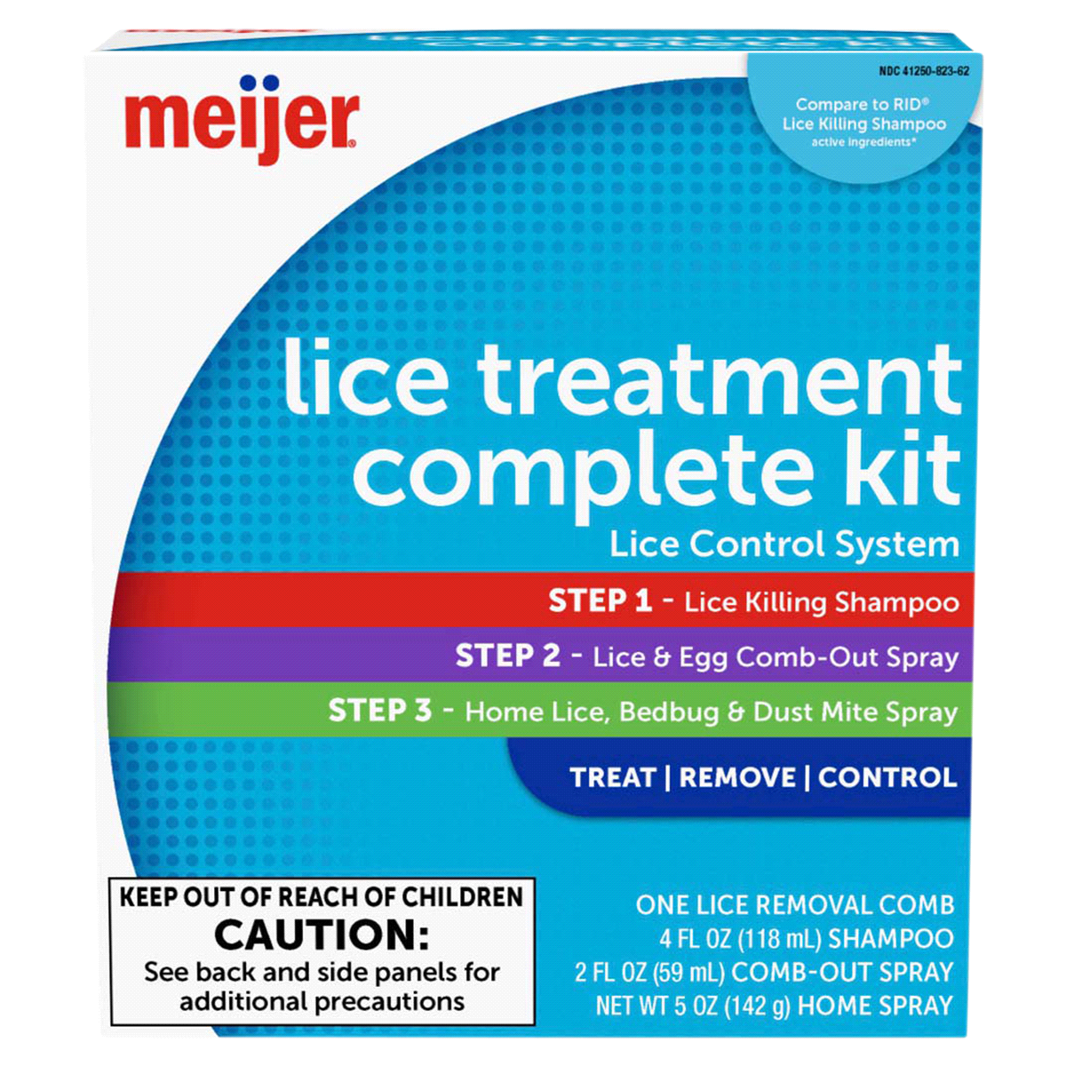 slide 1 of 25, Meijer Complete Lice Treatment Kit, 1 ct