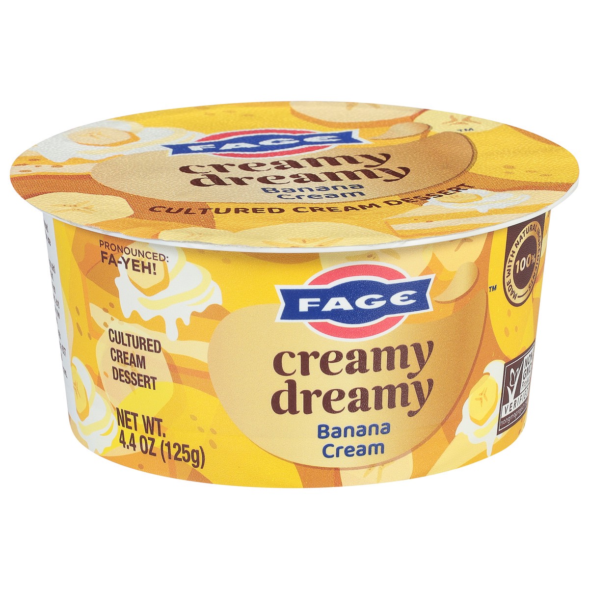 slide 11 of 13, FAGE Creamy Dreamy Banana Cream 4.4 oz., 4.4 oz