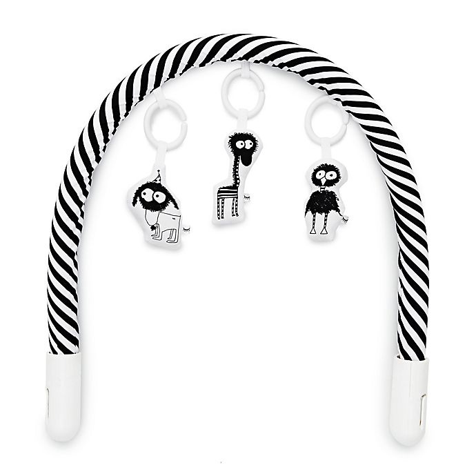 slide 5 of 7, DockATot Deluxe Dock Toy Arch - Black/White, 1 ct