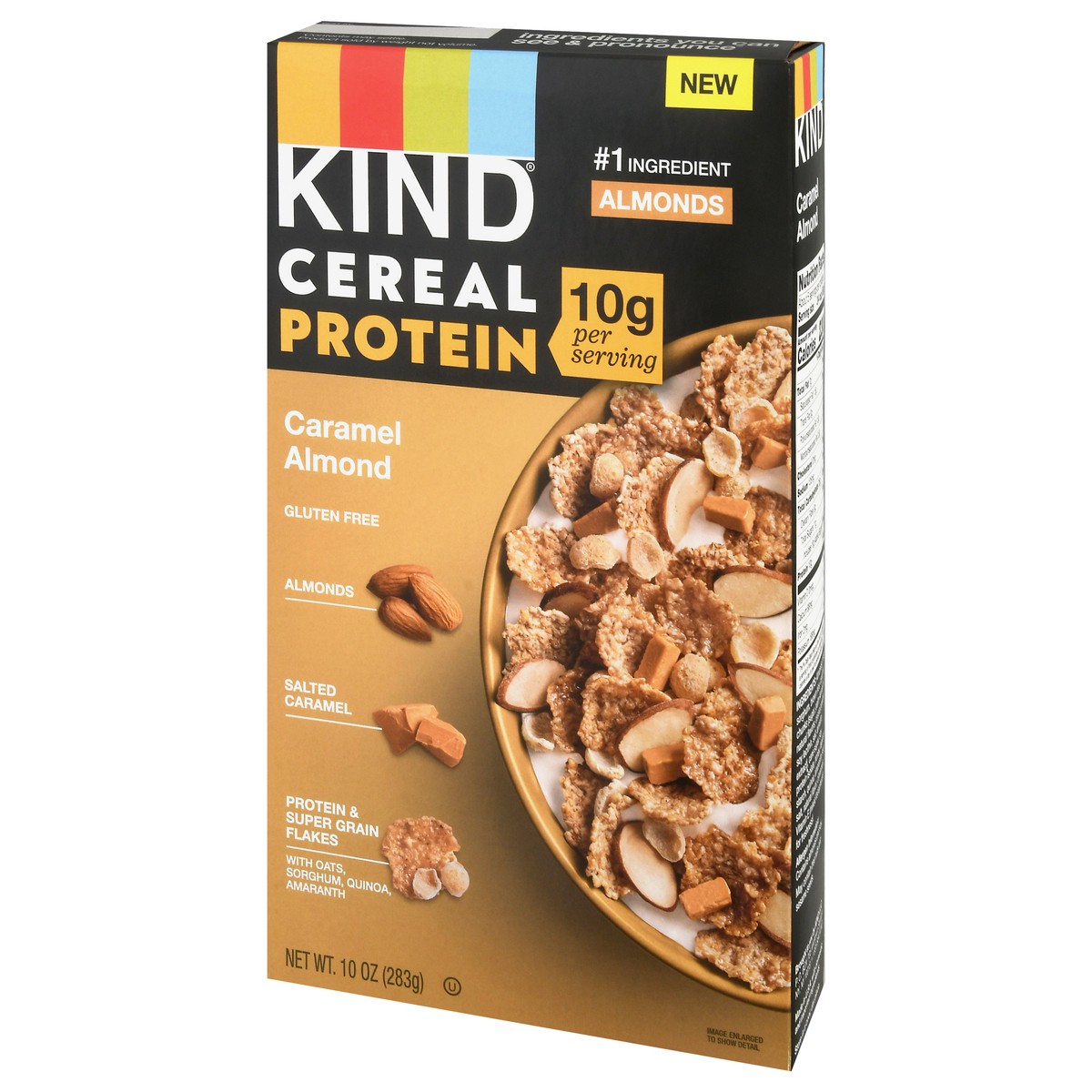 slide 5 of 13, KIND Protein Caramel Almond Cereal 10 oz, 10 oz
