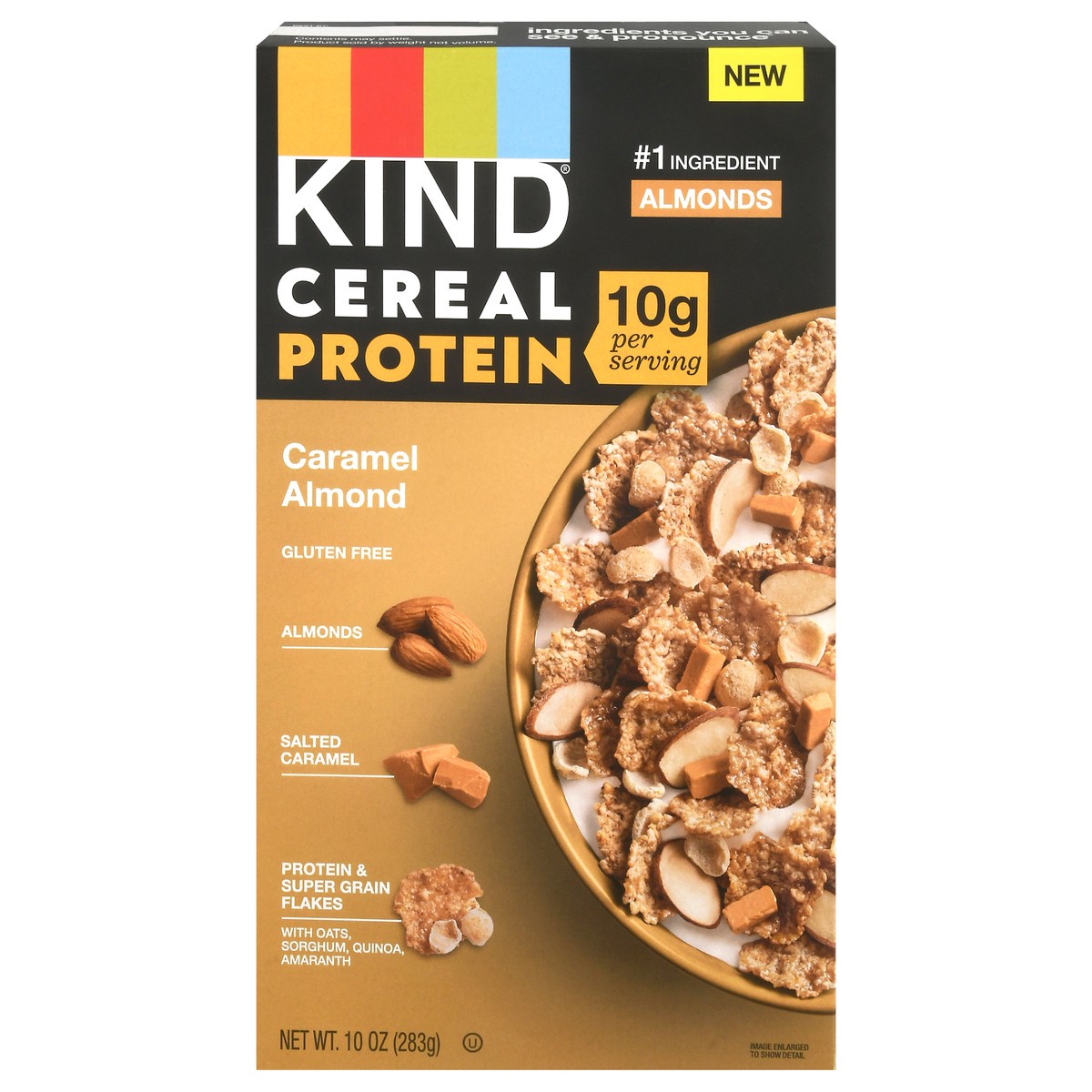 slide 1 of 13, KIND Protein Caramel Almond Cereal 10 oz, 10 oz