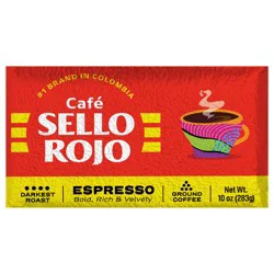 Café Sello Rojo Espresso Brick Ground Coffee