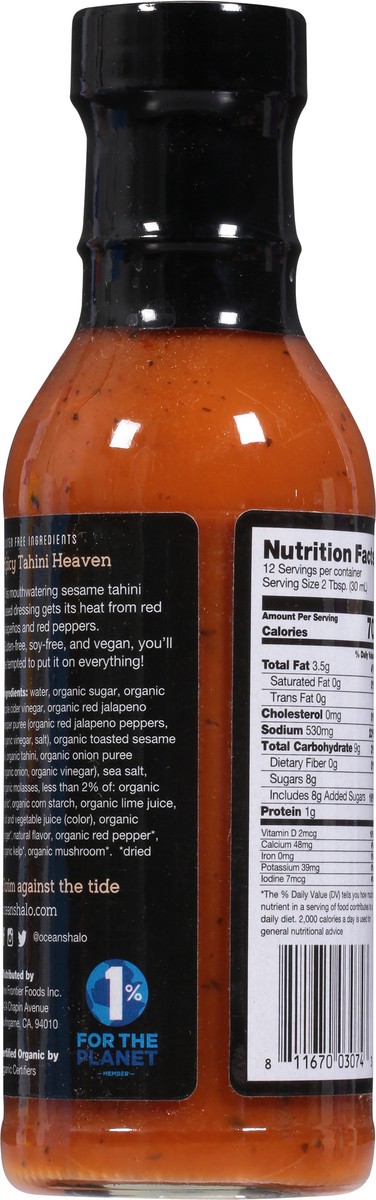 slide 6 of 9, Ocean's Halo Dressing & Marinade, Soy-Free, Tangy Thai, 12 oz