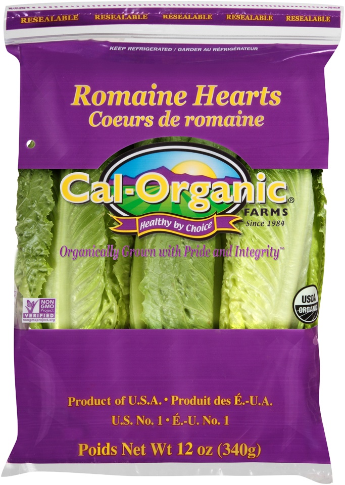 slide 1 of 5, Cal-Organic Farms Romaine Hearts, 12 oz