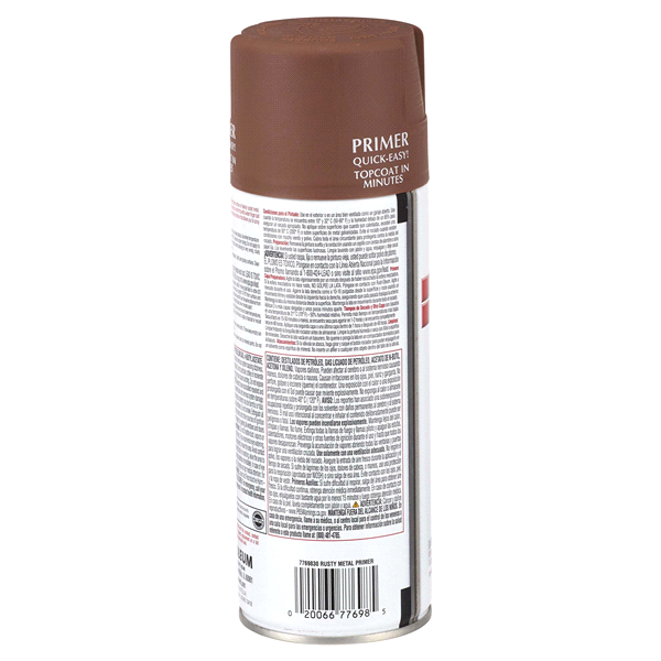 slide 4 of 9, Rust-Oleum Stops Rust Rusty Metal Primer Spray - 7769830, 12 oz