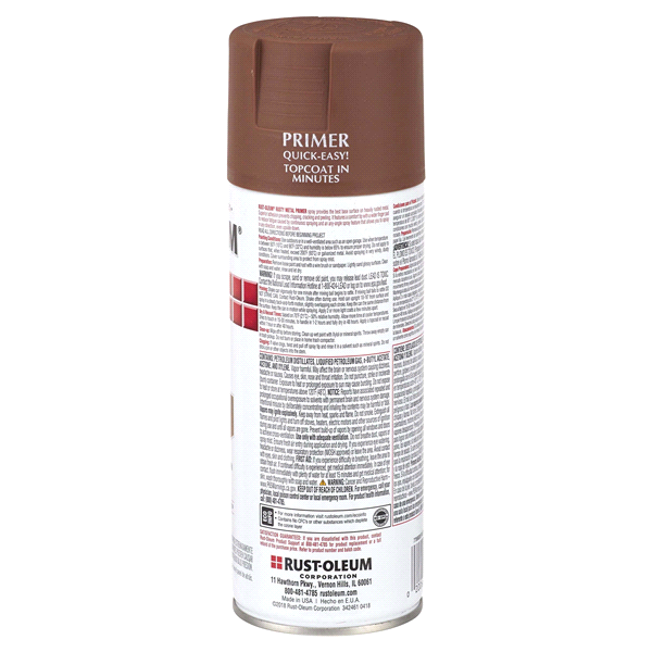 slide 3 of 9, Rust-Oleum Stops Rust Rusty Metal Primer Spray - 7769830, 12 oz